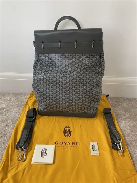 goyard steamer backpack plates